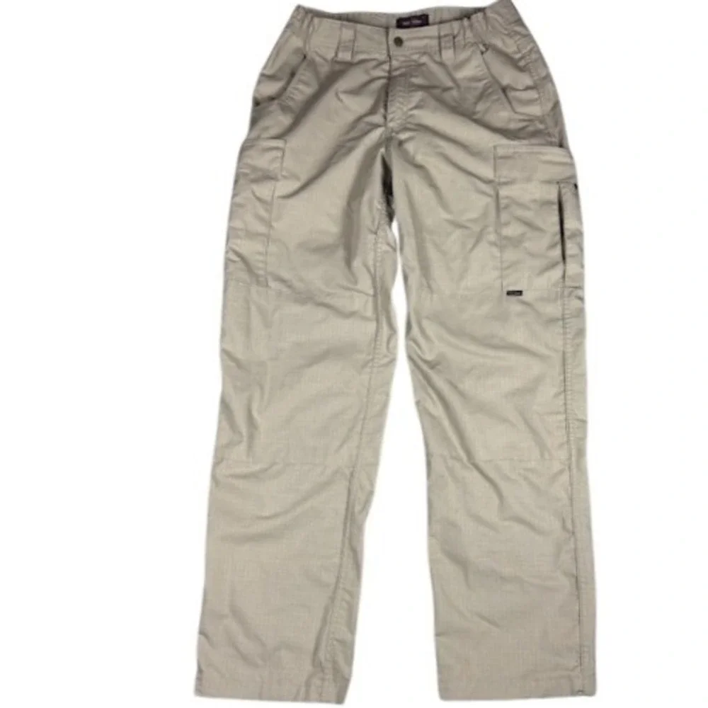 TRU-SPEC Cargo Pants Mens 34x34 Khaki Tan Ripstop Tactical Utility Workwear
